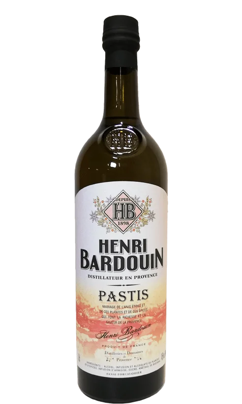 Henri Bardouin Pastis 45% 70cl GBX — Pastis de Provence aux 65 Plantes et Épices
