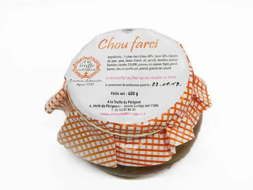 À la Truffe du Périgord « Chou Farci » 400g — Plat Cuisiné au Porc & Graisse de Canard