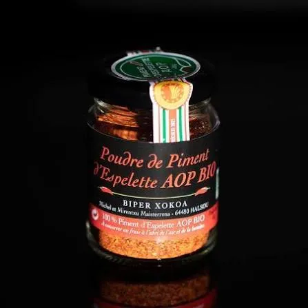 Comptoir des Épices « Piment d’Espelette AOP Bio » — Piment Basque en Poudre