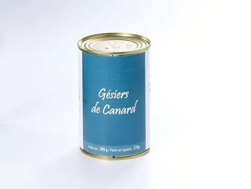À la Truffe du Périgord « Gésiers de Canard Confits » 390g — Spécialité Périgourdine en Boîte