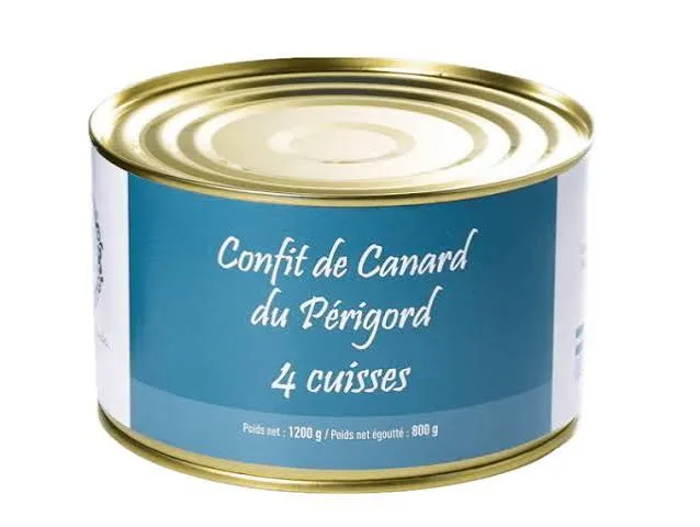 À la Truffe du Périgord « Confit de Canard 4 Cuisses » 1,200kg — Cuisses de Canard IGP Périgord