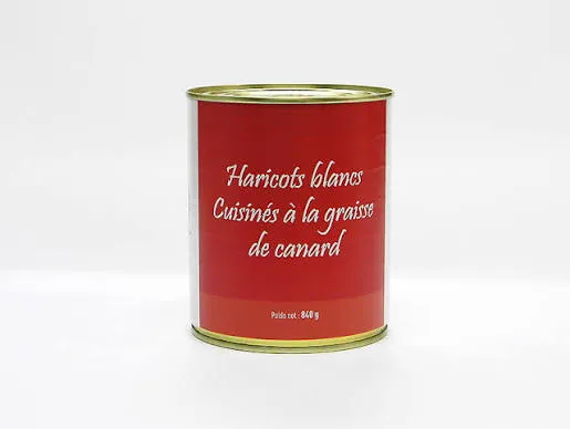 À la Truffe du Périgord « Haricots Blancs Cuisinés » 840g — Haricots au Bouillon Maison & Graisse de Canard