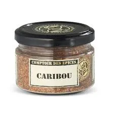 Comptoir des Épices « Mélange Caribou Bio » 70g — Mélange d’Épices Québécois Sucré, Salé & Fumé