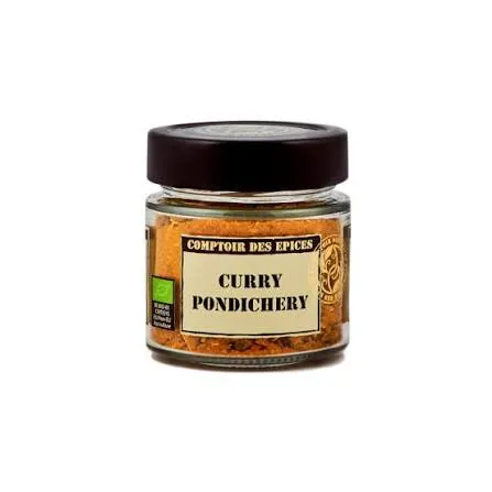 Comptoir des Épices « Curry de Pondichéry Bio » — Massala Indien Parfumé aux Épices Entières