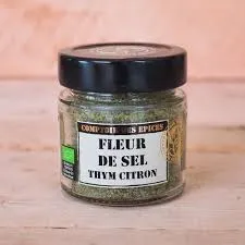 Comptoir des Épices « Fleur de Sel Thym Citron » — Fleur de Sel Aromatisée