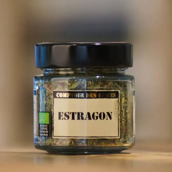 Comptoir des Épices « Estragon Feuilles Bio » 18g — Herbe Aromatique pour Sauces, Volailles & Poissons