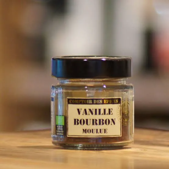 Comptoir des Épices « Vanille Bourbon Moulue Bio » 15g — Vanille de Madagascar pour Desserts