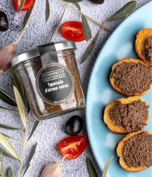 Toupine et Cabesselle « Tapenade d’Olives Noires » 90g — Spécialité Provençale Artisanale
