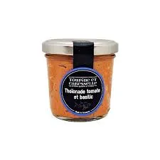 Toupine et Cabesselle « Thoïonade Tomate & Basilic » 90g — Tartinable Provençal au Thon