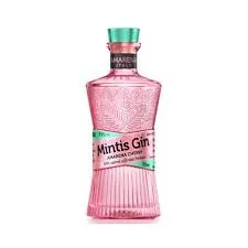 Mintis Gin Amarena Cherry 41,8% 70cl — Gin Italien à la Cerise Amarena et Menthe Pancalieri