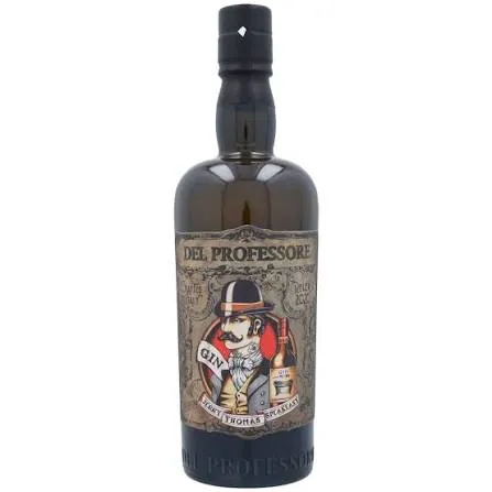 Del Professore « Monsieur » 43,7% 70cl — Gin Italien Artisanal Ambré