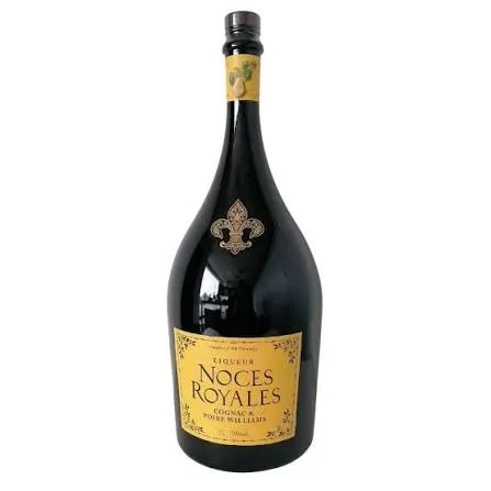 Noces Royales Liqueur Cognac & Poire-Williams 3L — Liqueur Française au Cognac et à la Poire