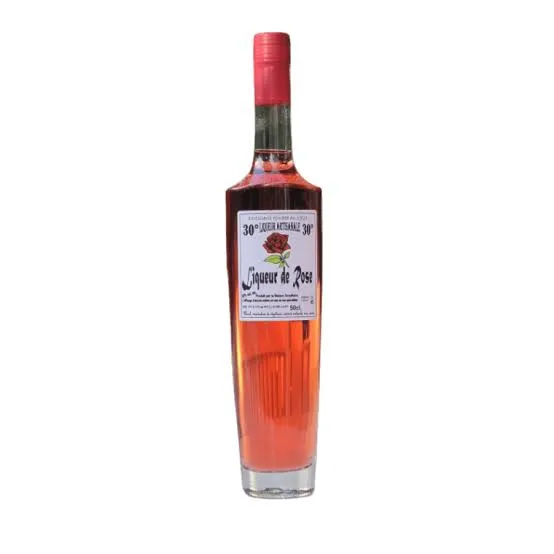 Scouflaire Liqueur de Rose — Liqueur Florale aux Trois Variétés de Roses