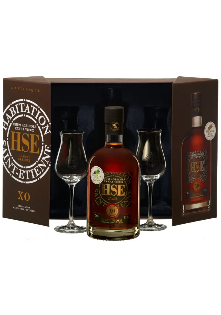 HSE St Etienne XO + 2 verres
