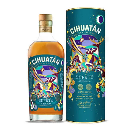 Cihuatán Suerte 15–17 Ans — Rhum Hors d’Âge du Salvador Édition Limitée Filtré sur Quartz