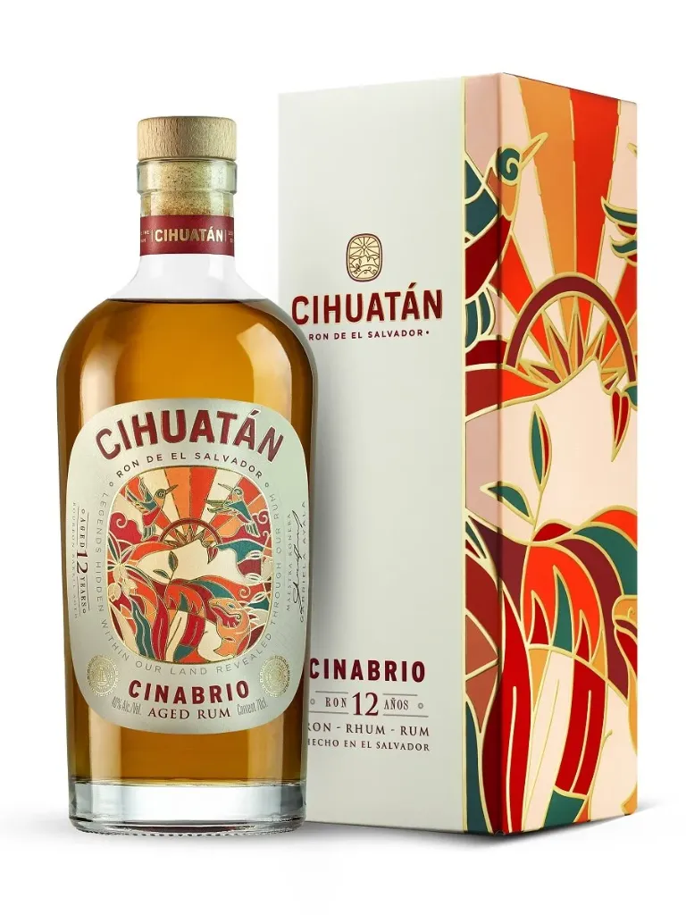 Cihuatán 12 Ans « Cinabrio » 40% 70cl — Rhum du Salvador Vieilli en Ex-Fûts de Bourbon