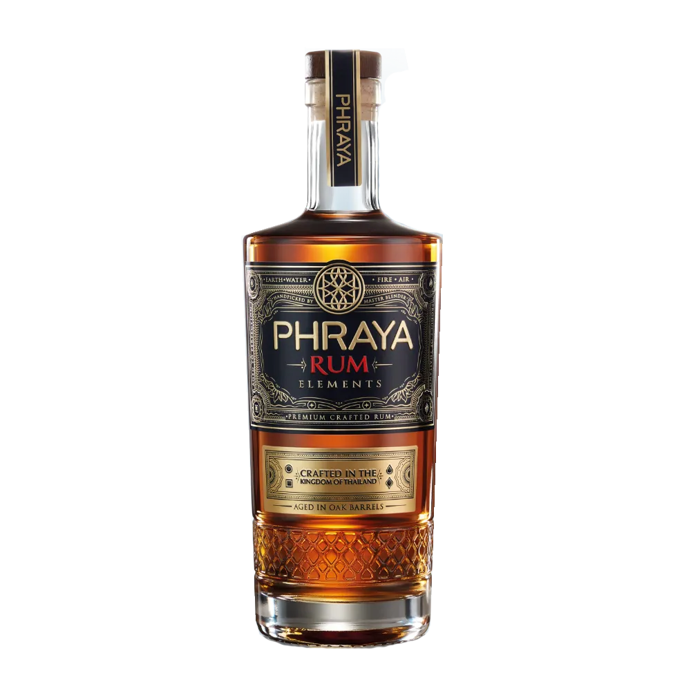 Phraya « Elements » — Rhum Thaïlandais Vieilli en Fûts de Bourbon