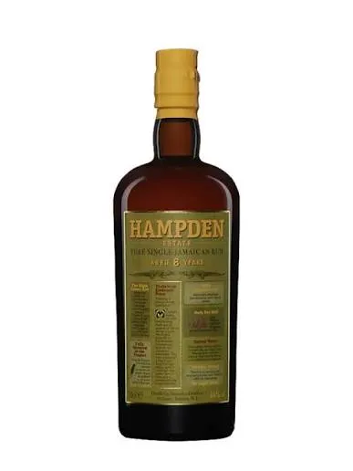 Hampden Estate 8 Ans 46% 70cl — Rhum Vieux Jamaïcain de Trelawny
