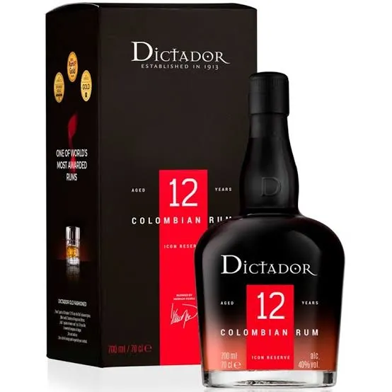 Dictador 12 Ans 40% 70cl — Rhum Colombien Vieilli en Solera