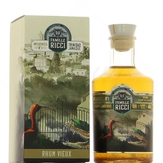 Famille Ricci « Influences N°1 » 46% — Rhum Trinidad & Jamaïque Bourbon, Cognac & Pineau Blanc