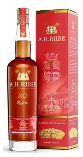 A.H. Riise XO Reserve Christmas Edition 42% 70cl — Spiritueux à Base de Rhum Ambré Finition Pedro Ximénez