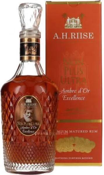 A.H. Riise « Non Plus Ultra Ambre d’Or » 42% 70cl — Rhum des Îles Vierges Américaines Finition Sauternes