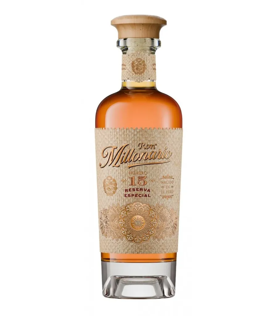 Millonario « Reserva Especial Número 15 » 40% 70cl — Rhum Péruvien Vieilli en Solera