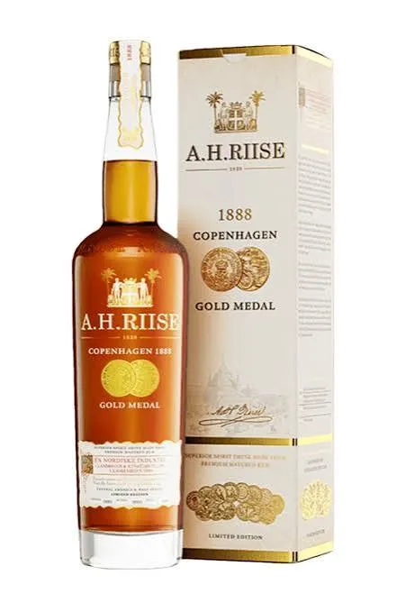 A.H. Riise 1888 Copenhagen Gold Medal 40.00° 0.700 L.