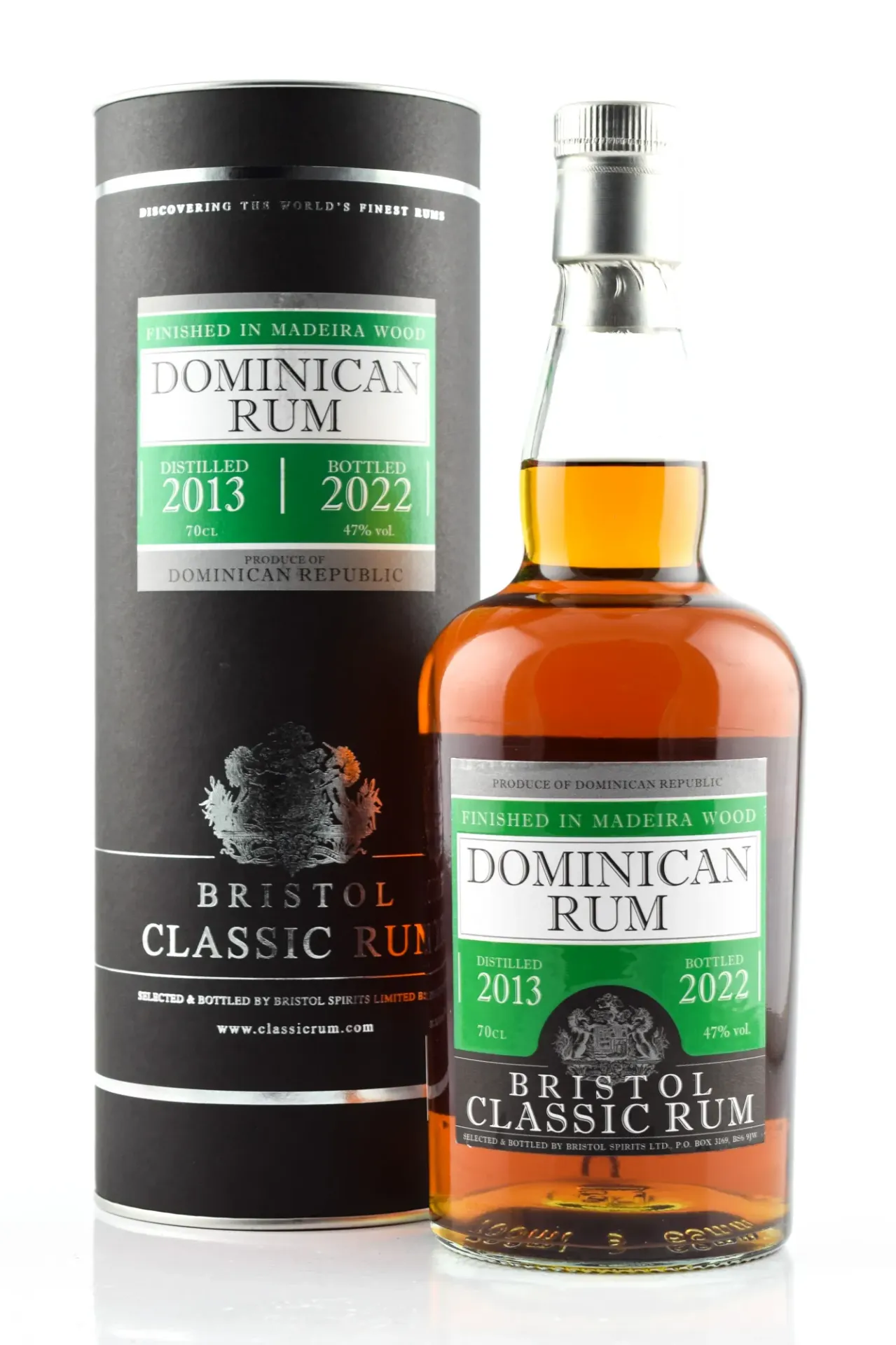 Bristol Rhum République dominicaine Madeira Finish 47° 2013/2022 70cl