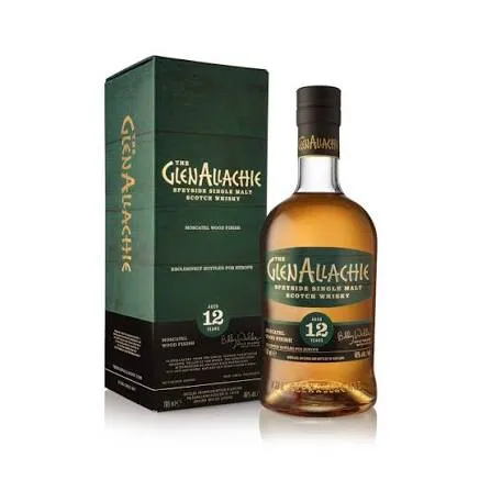 GlenAllachie 12 Ans « Moscatel Wood Finish » 48% — Single Malt Scotch Whisky Finition Fûts de Moscatel