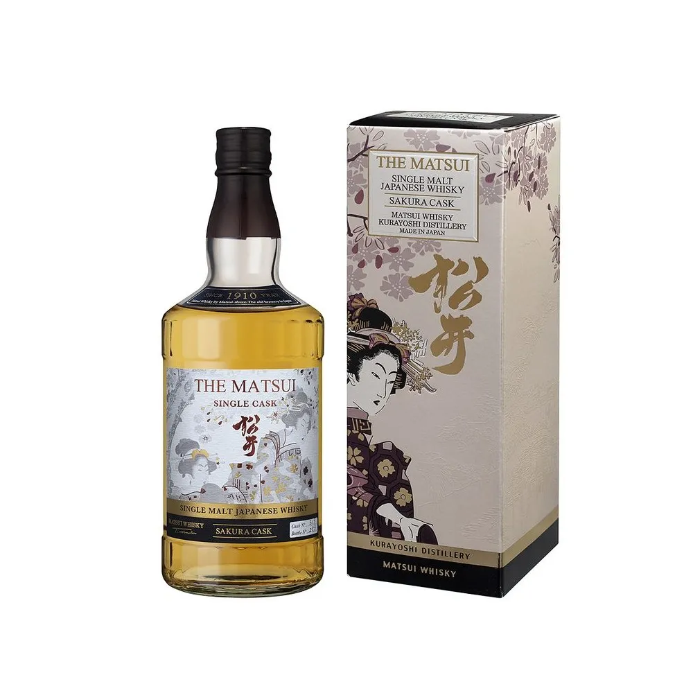 The Matsui « Sakura Cask » 48% — Single Malt Japanese Whisky Vieilli en Fût de Sakura