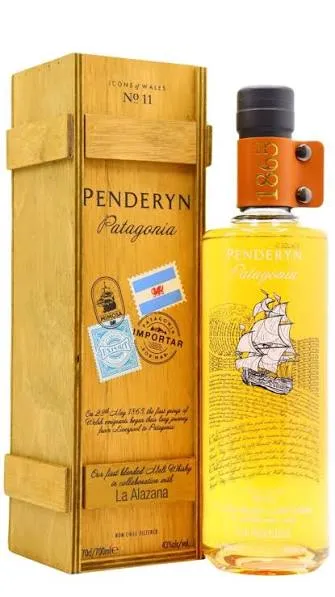 Penderyn « Icons of Wales Patagonia » 43% 70cl — Blended Malt Whisky Pays de Galles & Patagonie