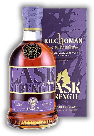 Kilchoman « Sanaig Cask Strength » 2024 57,8% 70cl — Single Malt Scotch Whisky Islay Édition Limitée