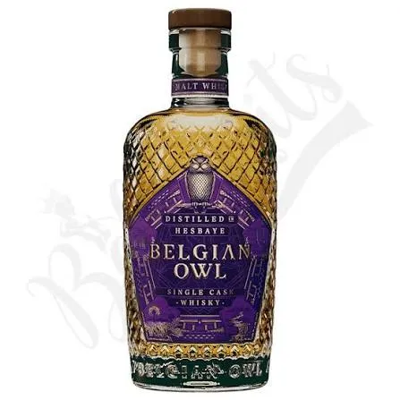 Belgian Owl Single Cask Purple Passion 46% 50cl — Belgian Single Malt Whisky Fût Unique Bourbon
