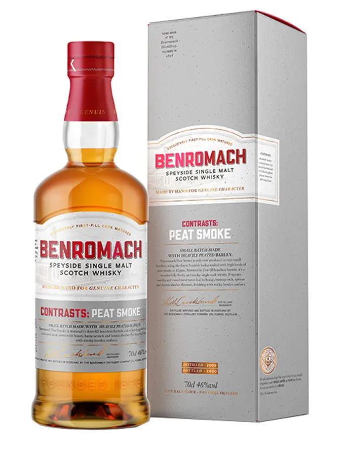 BENROMACH PEAT SMOKE 46° . . . .