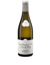 Domaine Rapet & Fils « Clos du Village » 2022 — Pernand-Vergelesses 1er Cru Blanc Monopole Chardonnay