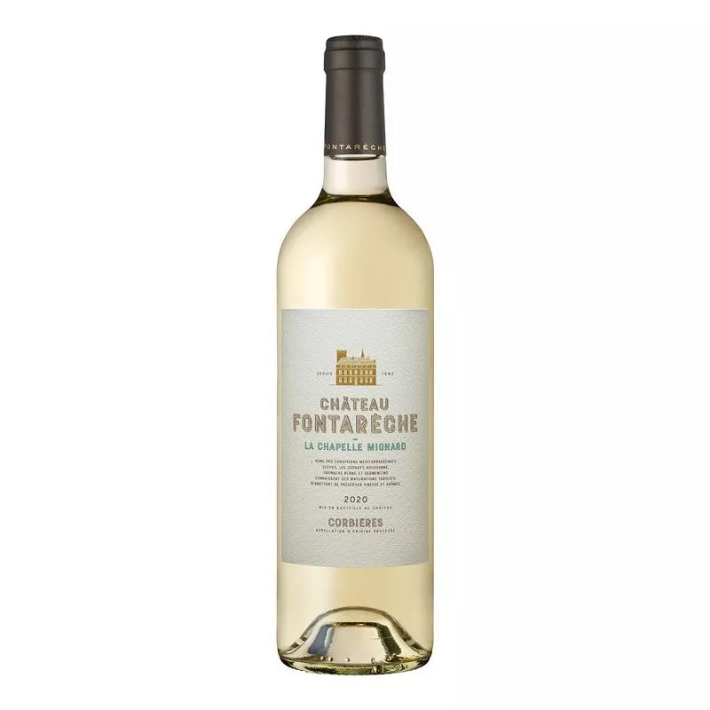 Château Fontarèche « La Chapelle Mignard » Blanc 2023 — AOP Corbières Blanc