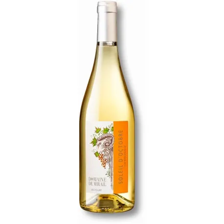 Domaine de Mirail « Soleil d’Octobre » 2024 Bio — IGP Côtes de Gascogne Blanc Demi-Sec