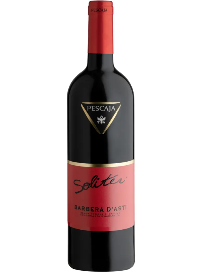 Pescaja « Soliter » Barbera d’Asti DOCG 2025 — Vin Rouge Italien du Piémont