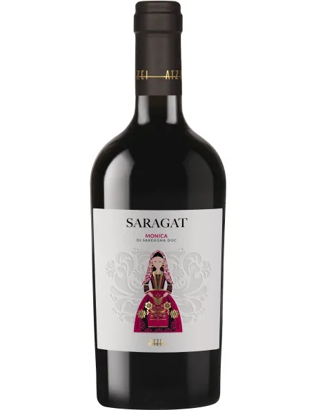 Saragat Monica di Sardegna DOC 2023 — Vin Rouge Sarde 100% Monica