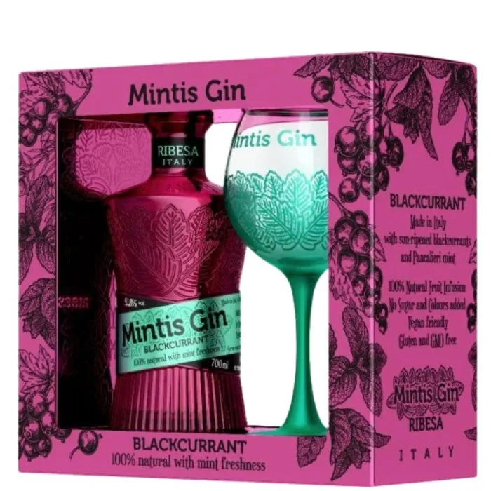 Mintis Gin Blackcurrant + 1 verre