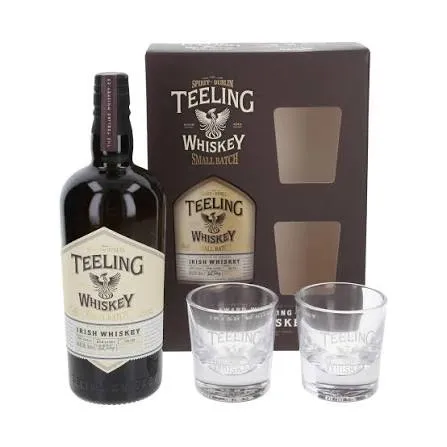 Teeling Small Batch 46% 70cl + 2 Verres — Blended Irish Whiskey Finition Rhum