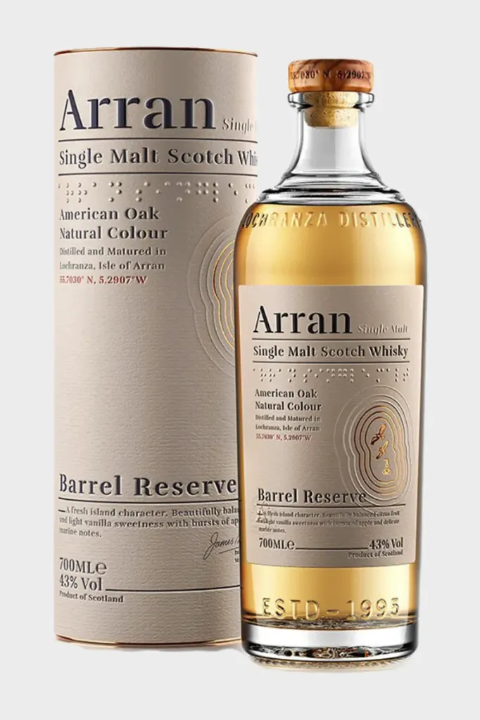Arran Barrel Reserve 43% 70cl — Single Malt Scotch Whisky Ex-Fûts de Bourbon