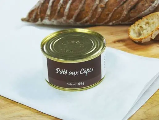 À la Truffe du Périgord « Pâté aux Cèpes » — Pâté Artisanal du Périgord aux Notes Forestières