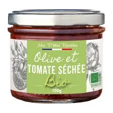 Mes P’tites Recettes « Délice d’Olives Vertes & Tomates Séchées Bio » — Tartinable Méditerranéen Bio