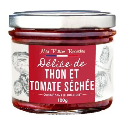 Mes P’tites Recettes « Délice de Thon & Tomate Séchée » — Tartinable Apéritif Terre & Mer