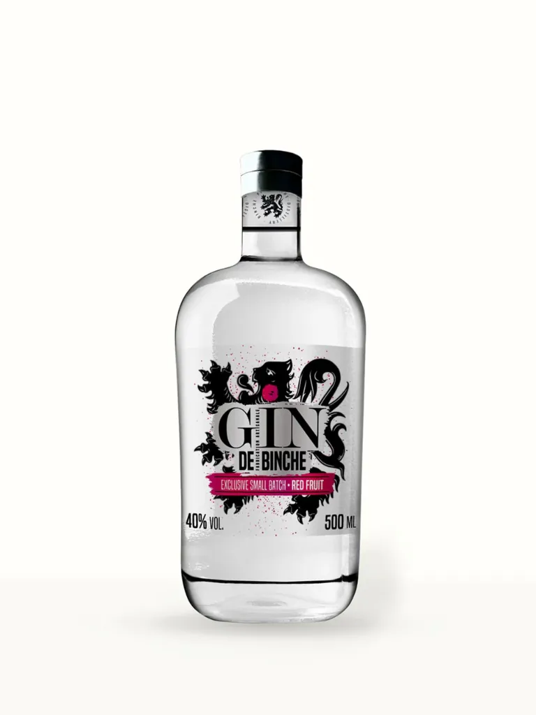 Gin de Binche « Fruits Rouges » 40% — Gin Belge Artisanal Édition Limitée