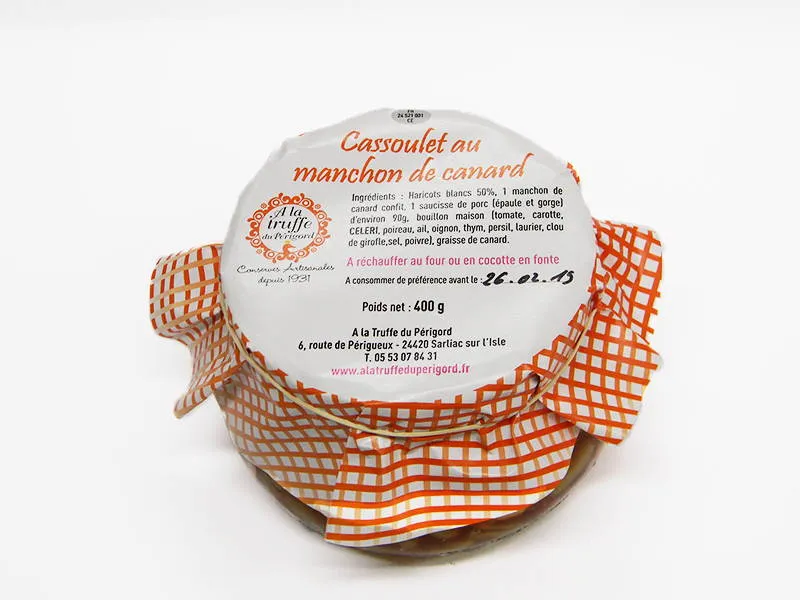 Cassoulet au manchon de canard